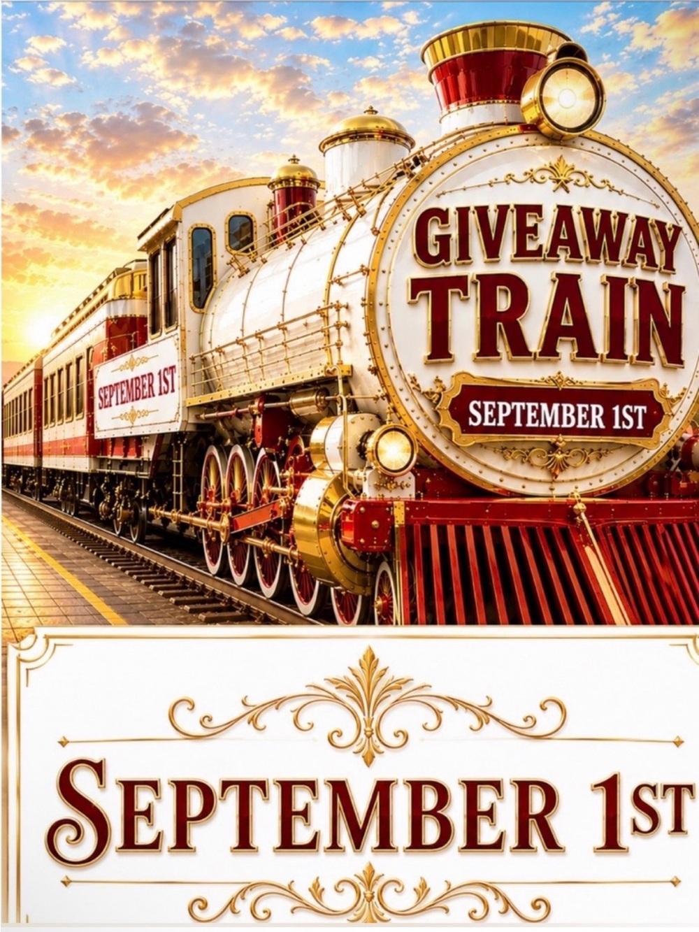 ✨ ALL ABOARD THE DEALS EXPRESS Poshin Train✨ 9/09/26 𝐌𝐘 𝐓𝐈𝐌𝐄 𝐒𝐋𝐎𝐓: 𝟕~𝟖 𝐏𝐌 𝐄𝐒𝐓